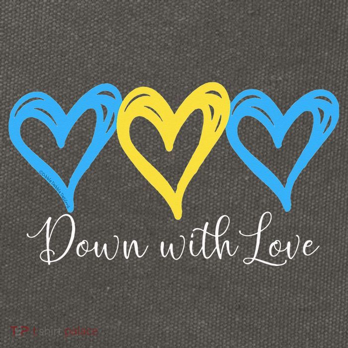 Pretty Down With Love World Down Syndrome Awareness Day Cotton Canvas Backpack