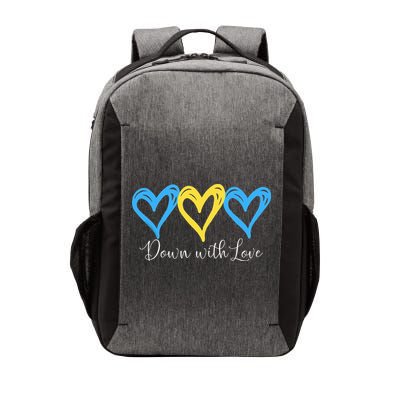 Pretty Down With Love World Down Syndrome Awareness Day Vector Backpack