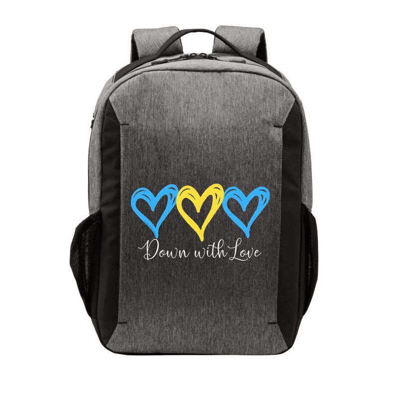 Pretty Down With Love World Down Syndrome Awareness Day Vector Backpack