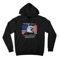 Patriotic Design With American Flag Eagle Measure Freedom Hoodie