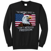 Patriotic Design With American Flag Eagle Measure Freedom Sweatshirt