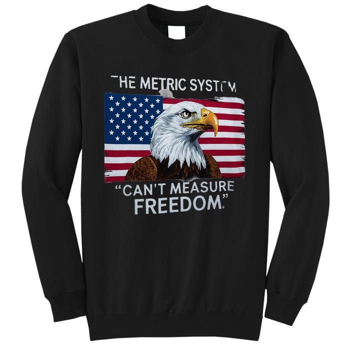 Patriotic Design With American Flag Eagle Measure Freedom Sweatshirt