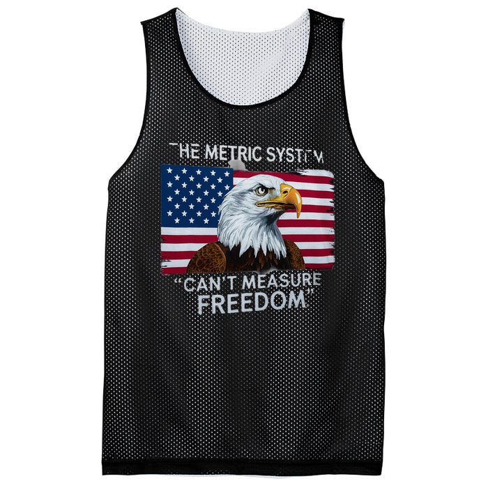 Patriotic Design With American Flag Eagle Measure Freedom Mesh Reversible Basketball Jersey Tank