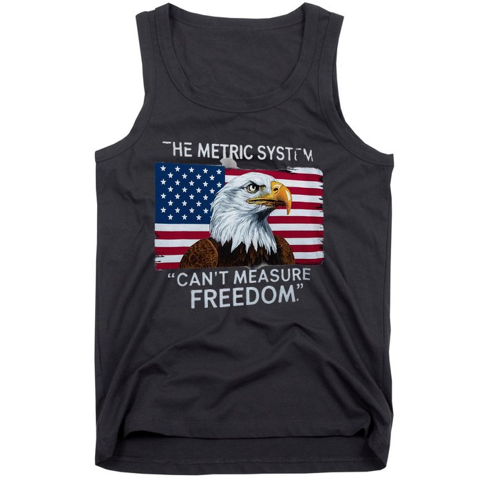 Patriotic Design With American Flag Eagle Measure Freedom Tank Top