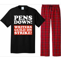 Pens Down Writers Guild On Strike Anti Ai Chatbots Wga Pajama Set