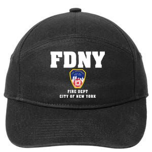 Pete Davidson Wearing Fdny Fire Dept Tu Of New York 7-Panel Snapback Hat