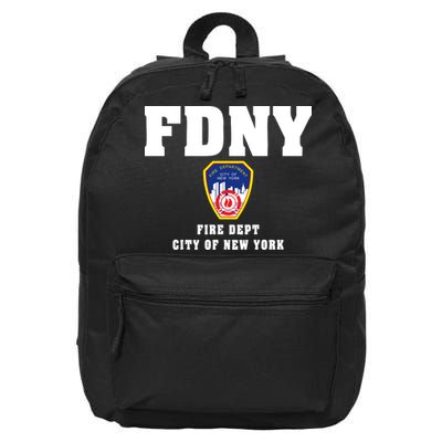 Pete Davidson Wearing Fdny Fire Dept Tu Of New York 16 in Basic Backpack