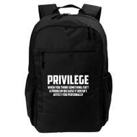 Privilege Definition When It Doesn't Affect You Personally Backpack