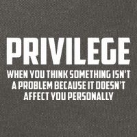 Privilege Definition When It Doesn't Affect You Personally Cotton Canvas Backpack