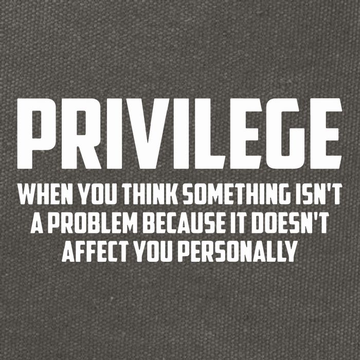 Privilege Definition When It Doesn't Affect You Personally Cotton Canvas Backpack