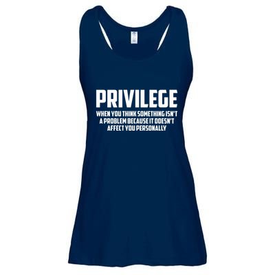 Privilege Definition When It Doesn't Affect You Personally Ladies Essential Flowy Tank