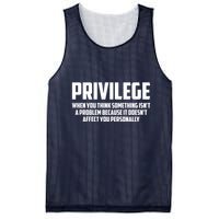 Privilege Definition When It Doesn't Affect You Personally Mesh Reversible Basketball Jersey Tank