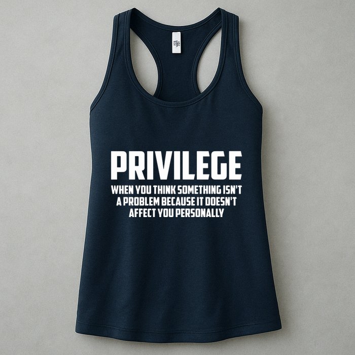 Privilege Definition When It Doesn't Affect You Personally Womens Tank Top