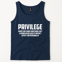 Privilege Definition When It Doesn't Affect You Personally Tank Top