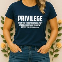 Privilege Definition When It Doesn't Affect You Personally Womens T-Shirt