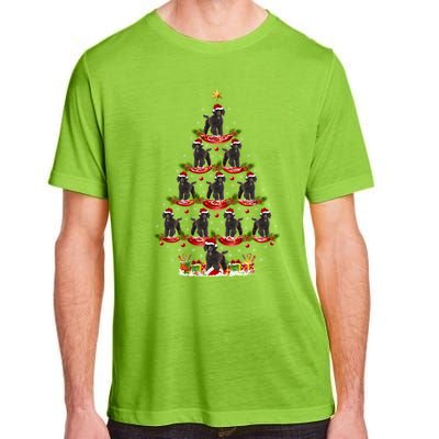 Poodle Dog Xmas Tree Lighting Poodle Christmas Tree Funny Gift Adult ChromaSoft Performance T-Shirt