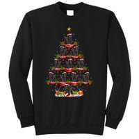 Poodle Dog Xmas Tree Lighting Poodle Christmas Tree Funny Gift Sweatshirt