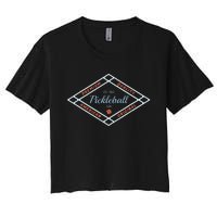 Pickleball Established 1965 Pickleball Women's Crop Top Tee