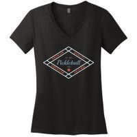 Pickleball Established 1965 Pickleball Women's V-Neck T-Shirt