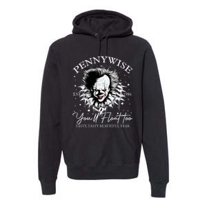 Pennywise Est 1986 You’Ll Float Too Tasty Tasty Beautiful Fear Halloween Premium Hoodie