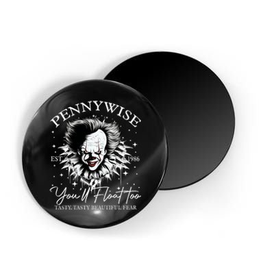 Pennywise Est 1986 You’Ll Float Too Tasty Tasty Beautiful Fear Halloween Magnet