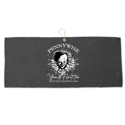 Pennywise Est 1986 You’Ll Float Too Tasty Tasty Beautiful Fear Halloween Large Microfiber Waffle Golf Towel