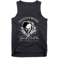 Pennywise Est 1986 You’Ll Float Too Tasty Tasty Beautiful Fear Halloween Tank Top