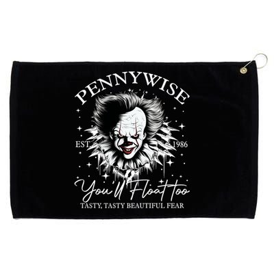 Pennywise Est 1986 You’Ll Float Too Tasty Tasty Beautiful Fear Halloween Grommeted Golf Towel