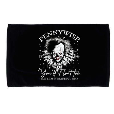 Pennywise Est 1986 You’Ll Float Too Tasty Tasty Beautiful Fear Halloween Microfiber Hand Towel