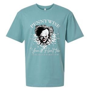 Pennywise Est 1986 You’Ll Float Too Tasty Tasty Beautiful Fear Halloween Sueded Cloud Jersey T-Shirt