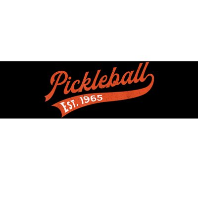 Pickleball Established 1965 – Retro Pickleball Player Bumper Sticker