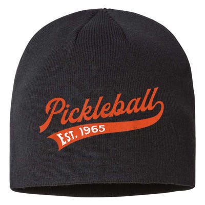 Pickleball Established 1965 – Retro Pickleball Player Sustainable Beanie