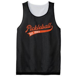 Pickleball Established 1965 – Retro Pickleball Player Mesh Reversible Basketball Jersey Tank