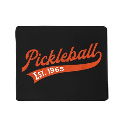 Pickleball Established 1965 – Retro Pickleball Player Mousepad