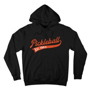 Pickleball Established 1965 – Retro Pickleball Player Tall Hoodie