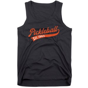 Pickleball Established 1965 – Retro Pickleball Player Tank Top