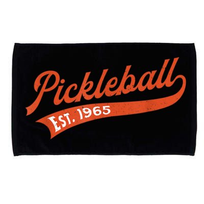 Pickleball Established 1965 – Retro Pickleball Player Microfiber Hand Towel