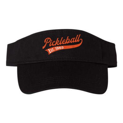 Pickleball Established 1965 – Retro Pickleball Player Valucap Bio-Washed Visor