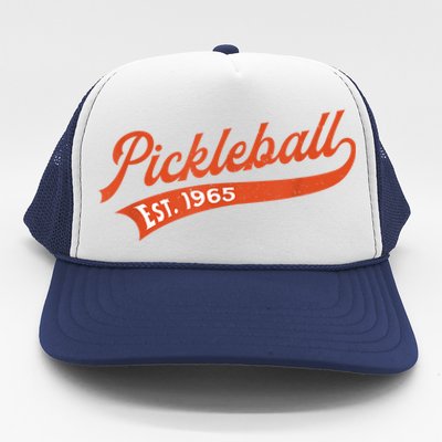 Pickleball Established 1965 – Retro Pickleball Player Trucker Hat