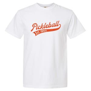 Pickleball Established 1965 – Retro Pickleball Player Garment-Dyed Heavyweight T-Shirt