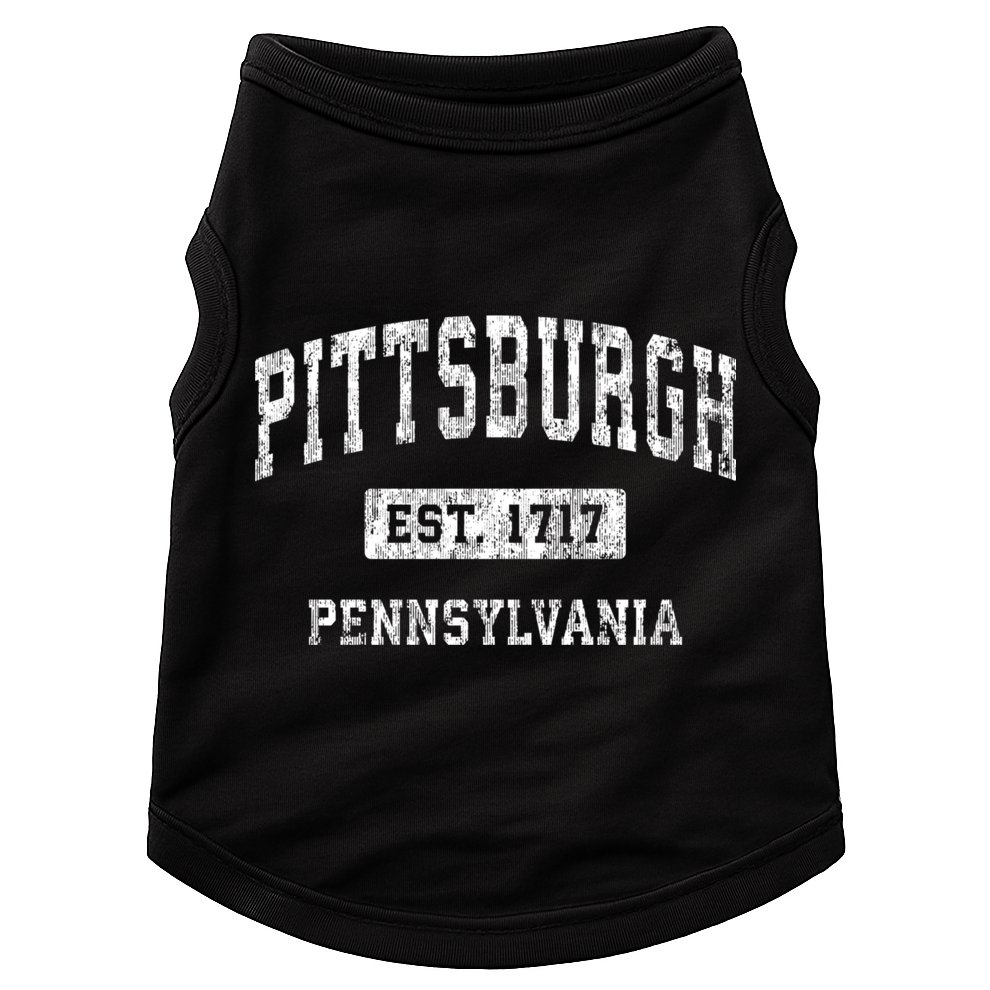 Pittsburgh Est 1717 Pennsylvania Pa Vintage Established Sports Design Doggie Tank