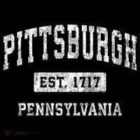 Pittsburgh Est 1717 Pennsylvania Pa Vintage Established Sports Design Tall T-Shirt