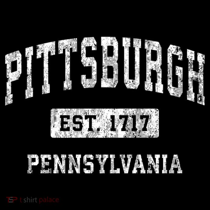 Pittsburgh Est 1717 Pennsylvania Pa Vintage Established Sports Design Kids T-Shirt