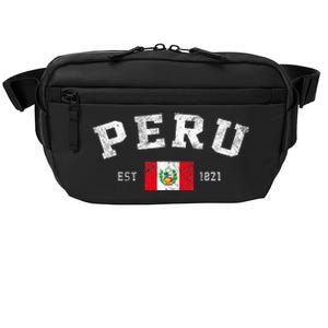 Peru Est. 1821 Peruvian Flag Independence Day Crossbody Pack