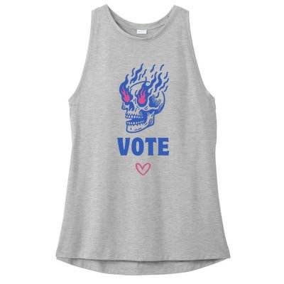 Presidential Election 2024 Cast Your Vote 2024 Ladies PosiCharge Tri-Blend Wicking Tank