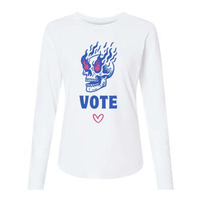 Presidential Election 2024 Cast Your Vote 2024 Womens Cotton Relaxed Long Sleeve T-Shirt