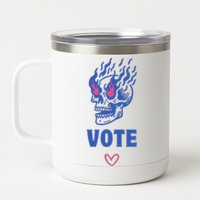 Presidential Election 2024 Cast Your Vote 2024 12 oz Stainless Steel Tumbler Cup