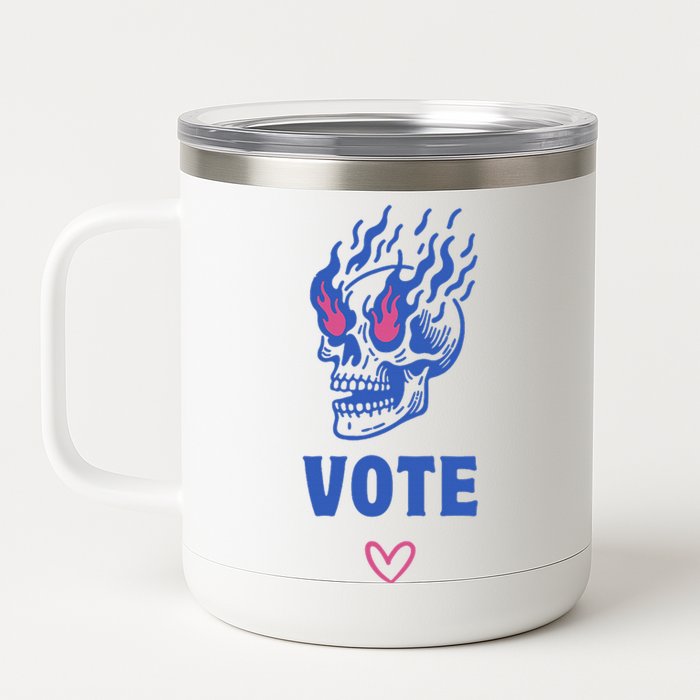 Presidential Election 2024 Cast Your Vote 2024 12 oz Stainless Steel Tumbler Cup