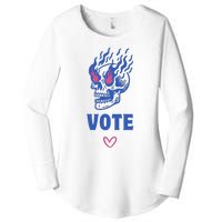 Presidential Election 2024 Cast Your Vote 2024 Women's Perfect Tri Tunic Long Sleeve Shirt