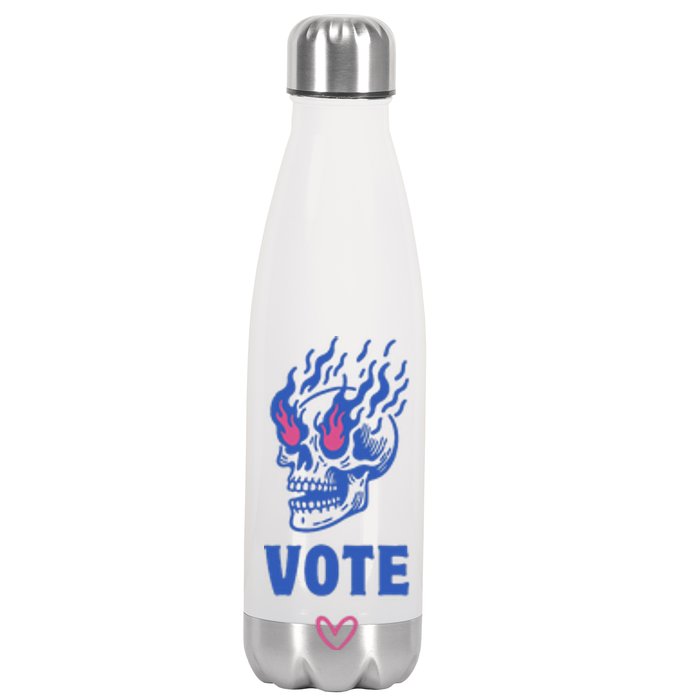 Presidential Election 2024 Cast Your Vote 2024 Stainless Steel Insulated Water Bottle